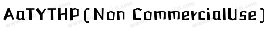 AaTYTHP(Non CommercialUse)字体转换